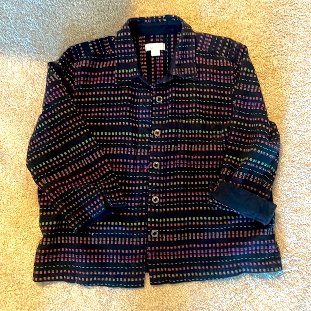 EUC Christopher & Banks 3/4 Sleeve Cropped Jacket Size Large